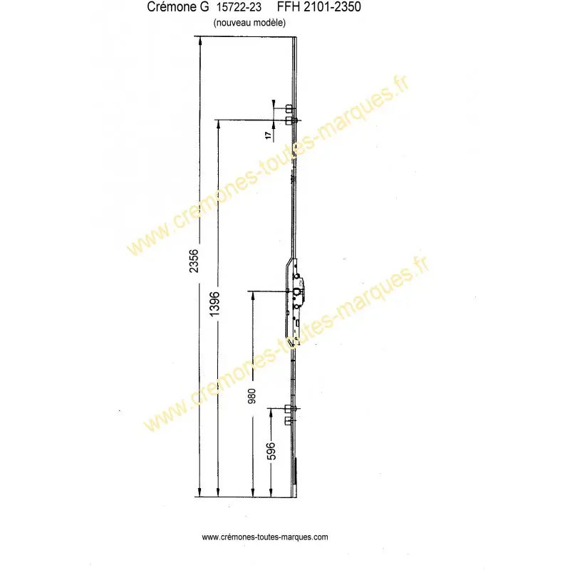 Crémone FERCO GU - G15722.23
